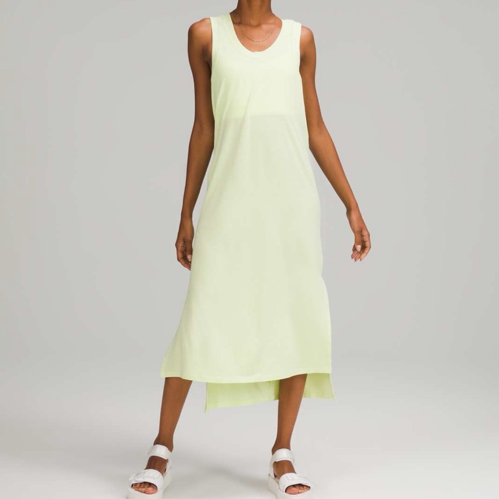 Lululemon All Yours Tank Maxi Dress Crispin Green size 8 NWT